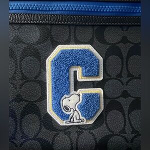 RESERVED FOR KEVA :) Coach Carryall Pouch, In Signature Canvas, X Peanuts